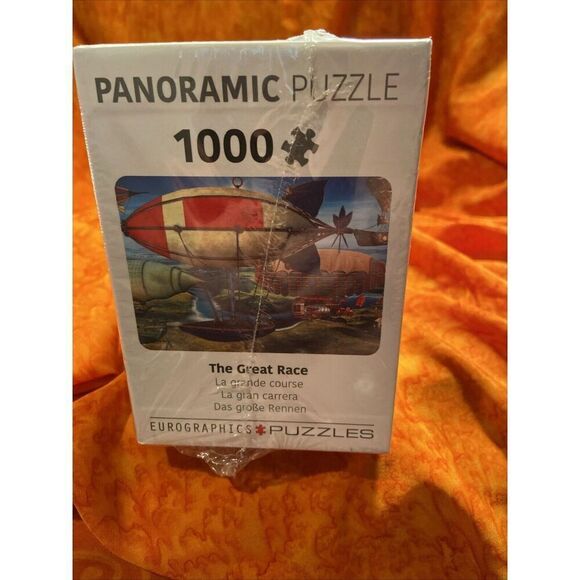 Eurographics 1000 Piece Panoramic Puzzle- The Great Race - Picture 6 of 6